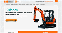 Desktop Screenshot of hosplant.co.uk